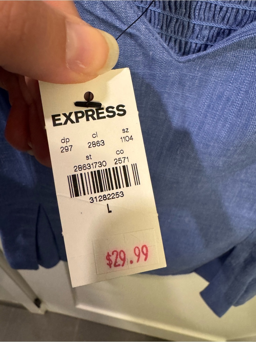 Blue Express Tank Top - Picture 7 of 8